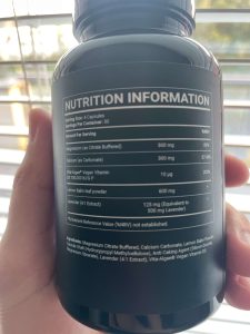 NooCube Sleep Upgrade supplement bottle with packaging, natural sleep support formula for relaxation and better rest